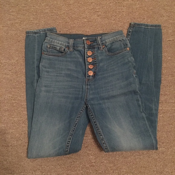 UO BDG twig high rise button up jeans - Picture 2 of 4